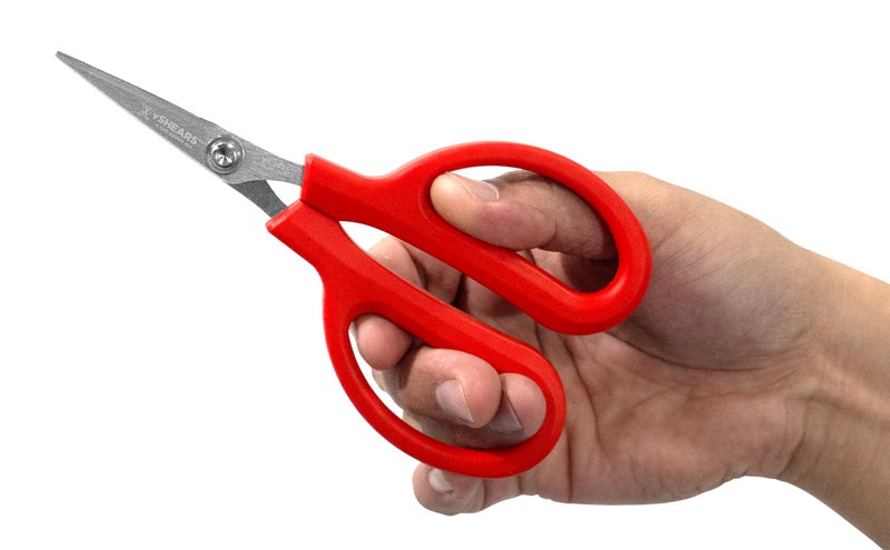 VAMPLIERS 6 1/4" Fiber Optic Kevlar Scissors Industrial Grade Carbon Steel Shears - Cuts Kevlar, Dyneema, Spectra, Vectran, Dacron, Nomex, Technora, Innegra, Carbon Fiber, Fiberglass - Image 5